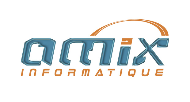 Nouveau logo créé pour l'entreprise Amix informatique